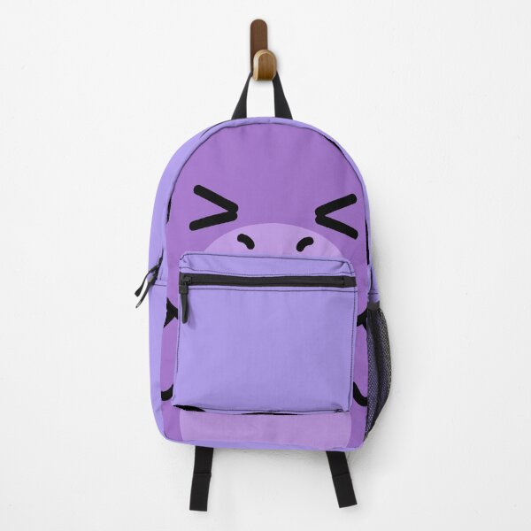 Item preview, Angry Purple Hippopotamus Chibi Kawaii Cute designed and sold by AstronautMerch.