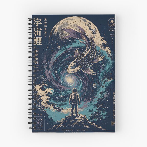 Item preview, Cosmic Koi | Astronaut Galaxy Japanese Space designed and sold by Day Dreamer.
