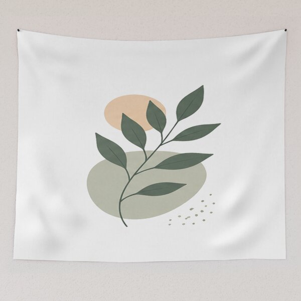 Item preview, Abstract Boho Landscape Terracotta Sun and Hills designed and sold by Universo-Arte.