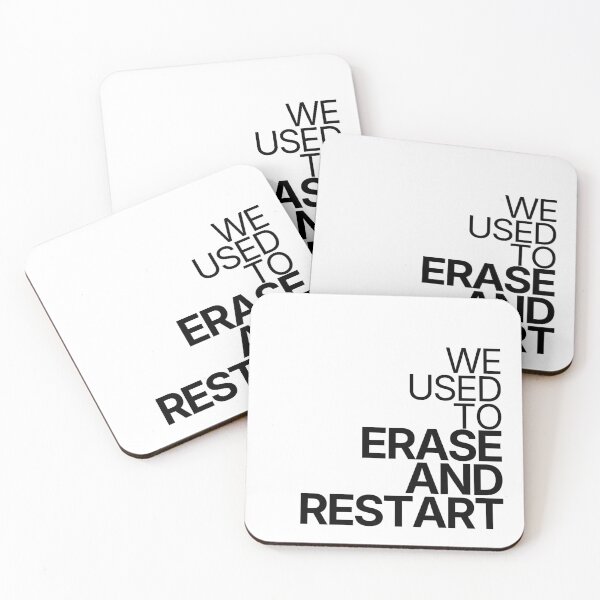 Item preview, We Used To Erase And Restart designed and sold by TheRulingPen.