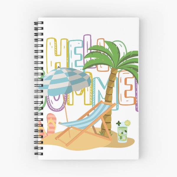 Item preview, Summer Beach T-Shirt — "Hello Summer" Palm Tree & Surf Design designed and sold by SDFsignature.