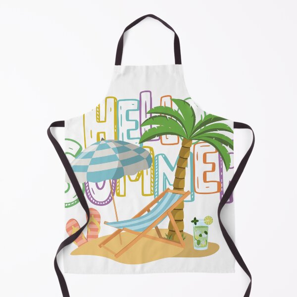 Item preview, Summer Beach T-Shirt — "Hello Summer" Palm Tree & Surf Design designed and sold by SDFsignature.