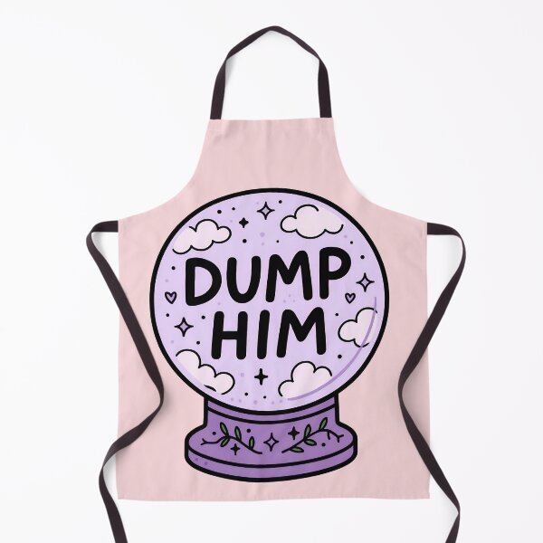 Item preview, Dump Him Crystal Ball Soft Witchy Energy Clear Boundaries designed and sold by ronakris009.