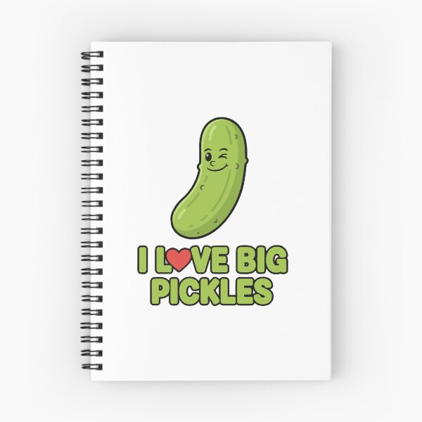 Item preview, funny inappropriate pickles I Love Big Pickles designed and sold by Uglyandcute.