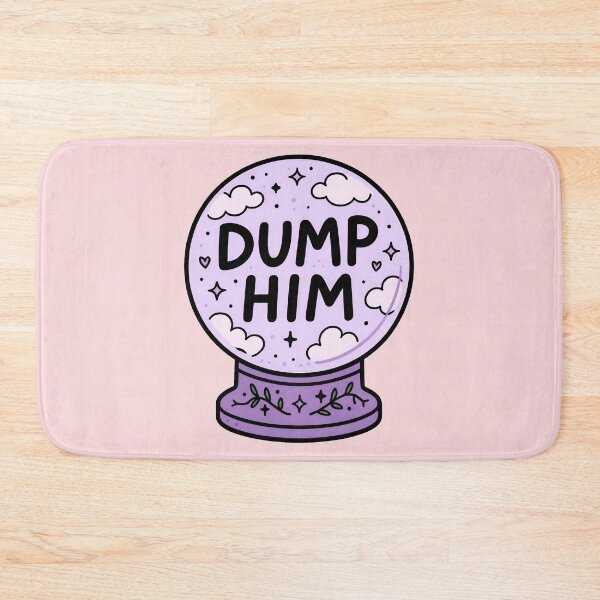 Item preview, Dump Him Crystal Ball Soft Witchy Energy Clear Boundaries designed and sold by ronakris009.