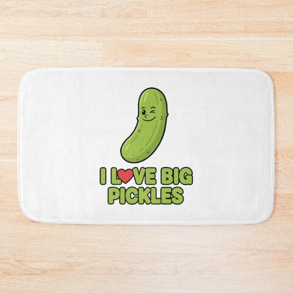 Item preview, funny inappropriate pickles I Love Big Pickles designed and sold by Uglyandcute.