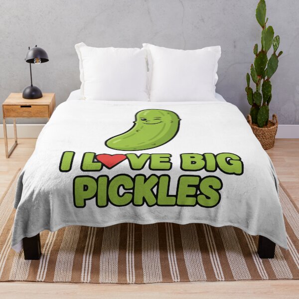 Item preview, funny inappropriate pickles I Love Big Pickles designed and sold by Uglyandcute.