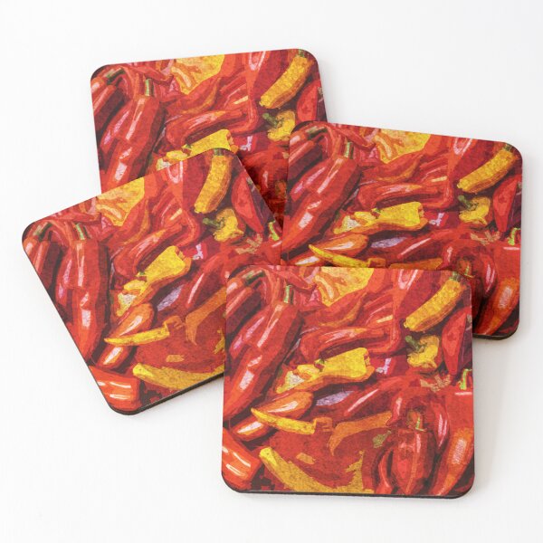 Item preview, Abstract peppers designed and sold by kinpirks.