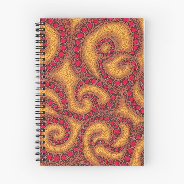 Item preview, Aboriginal Inspired Dot Art - Lava Sand Snakes Pattern designed and sold by GrinGalore.