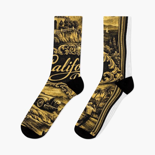 Item preview, California Dream Black and Gold Poster designed and sold by Ve & Co.