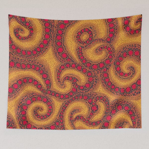 Item preview, Aboriginal Inspired Dot Art - Lava Sand Snakes Pattern designed and sold by GrinGalore.