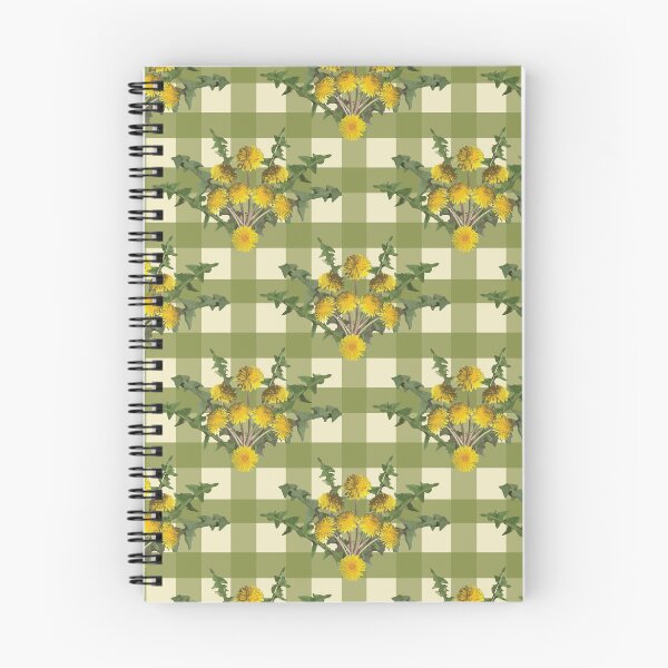 Item preview, Dandelion Arrangement on Green Gingham designed and sold by Digitalmyth's Designs.