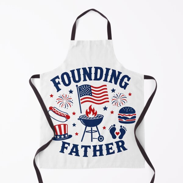 Item preview, Funny 4th Of July Founding Father BBQ Grilling American Flag Dad Gift designed and sold by GalenoHenley.