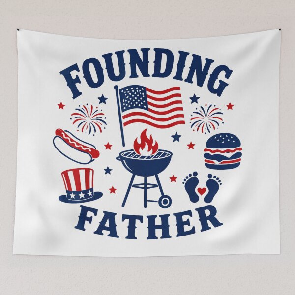 Item preview, Funny 4th Of July Founding Father BBQ Grilling American Flag Dad Gift designed and sold by GalenoHenley.