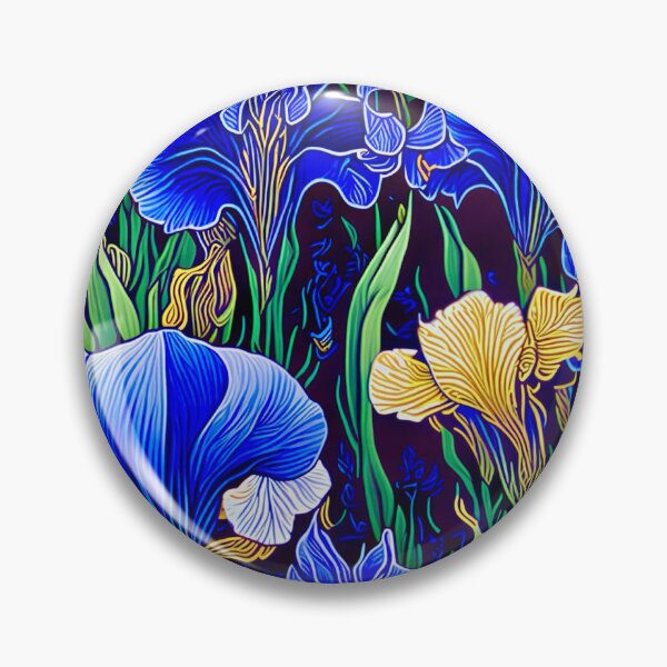 Artikelvorschau, Der Garten der Blauen Iris entworfen und verkauft von ©Janis Zroback.