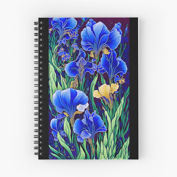 Item preview, The Blue Iris Garden designed and sold by ©Janis Zroback.
