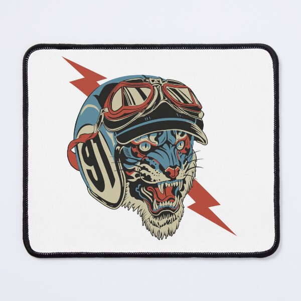 Item preview, Tiger motorcyclist designed and sold by Bloodymercy.