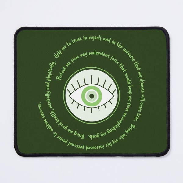 Item preview, Light Green Evil Eye - Success & Health Protection designed and sold by TheThankfulTyne.