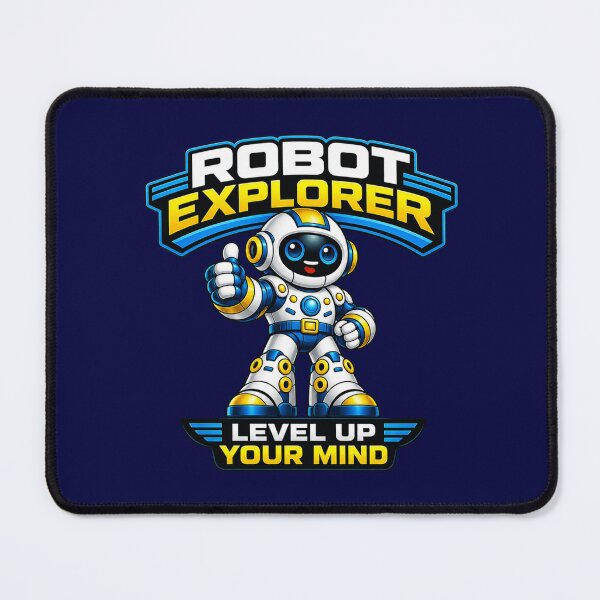 Item preview, Robot Explorer Level Up Your Mind Kids T-Shirt designed and sold by KIDXTR.