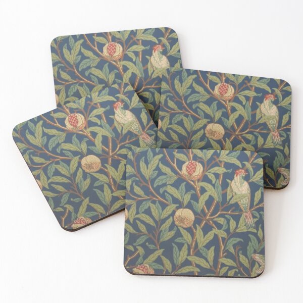 Item preview, Earthy greens and leaf motif with Bird Print Nature  designed and sold by BlueLineLAX.