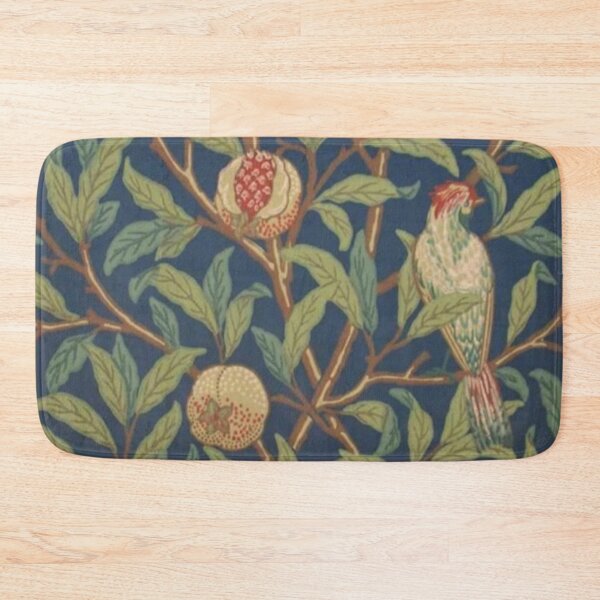 Item preview, Earthy greens and leaf motif with Bird Print Nature  designed and sold by BlueLineLAX.