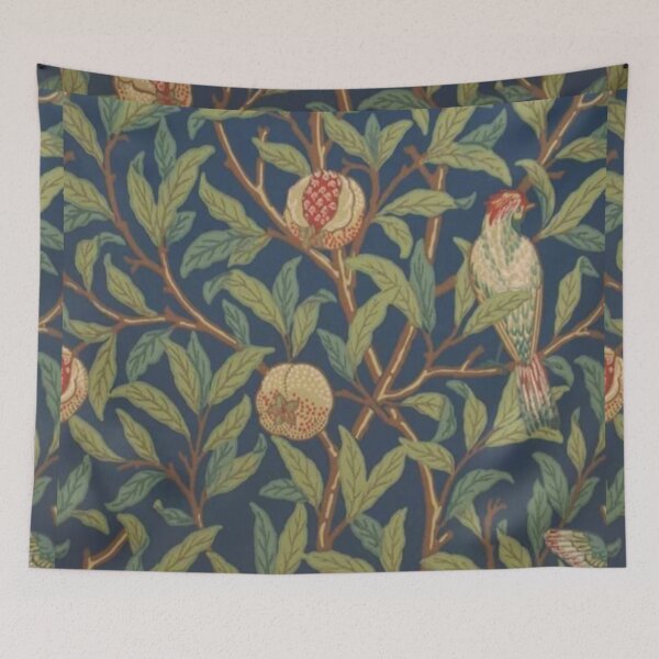 Item preview, Earthy greens and leaf motif with Bird Print Nature  designed and sold by BlueLineLAX.