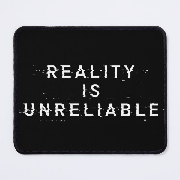 Item preview, Glitch Text Reality Is Unreliable T-Shirt | AI Error Cyberpunk Typography Design designed and sold by WeirdNightCo.