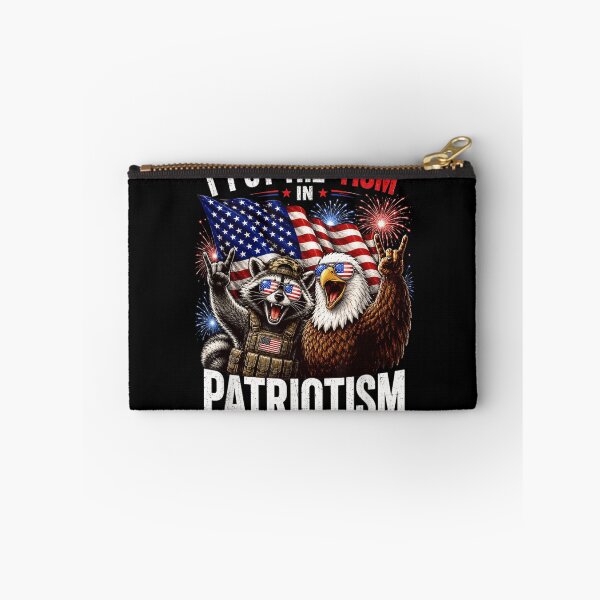 Item preview, I Put The Tism In Patriotism Funny Raccoon Eagle Tactical T-Shirt designed and sold by DuneHaicna.