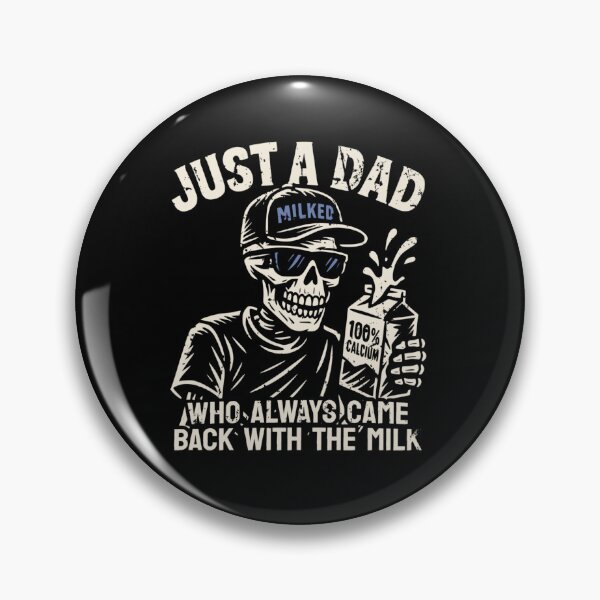 Item preview, Just A Dad Who Always Came Back With The Milk Skeleton T-Shirt designed and sold by DuneHaicna.