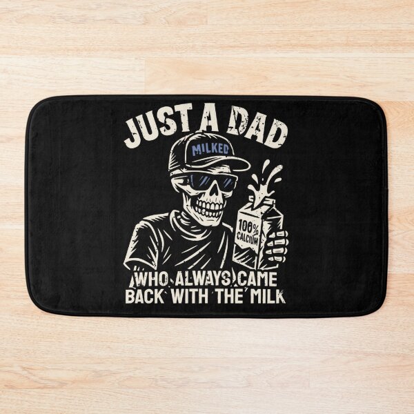 Item preview, Just A Dad Who Always Came Back With The Milk Skeleton T-Shirt designed and sold by DuneHaicna.