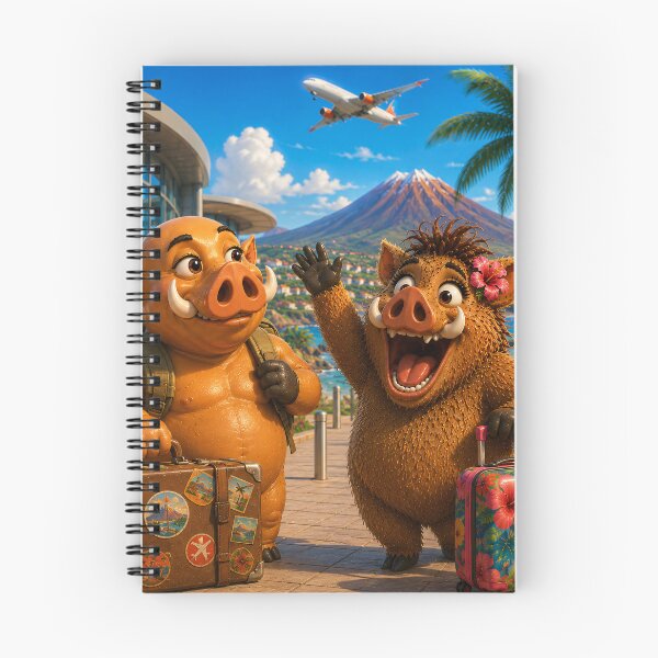 Item preview, They Are Back! — Rasino and Grugnolina Arriving in Tenerife designed and sold by CanaryVibesArt.