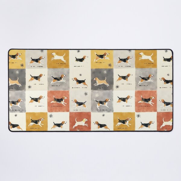 Item preview, The Playful Hound Checkerboard designed and sold by TJ Art and Camera.