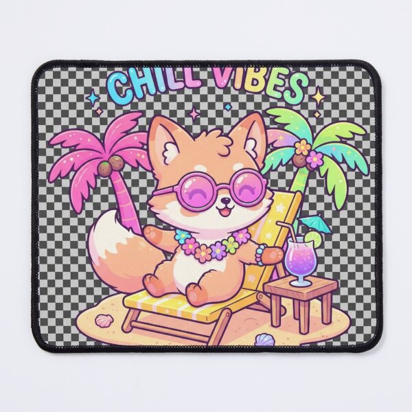 Item preview, Chill Vibes Relaxing Fox designed and sold by MalinStyle.