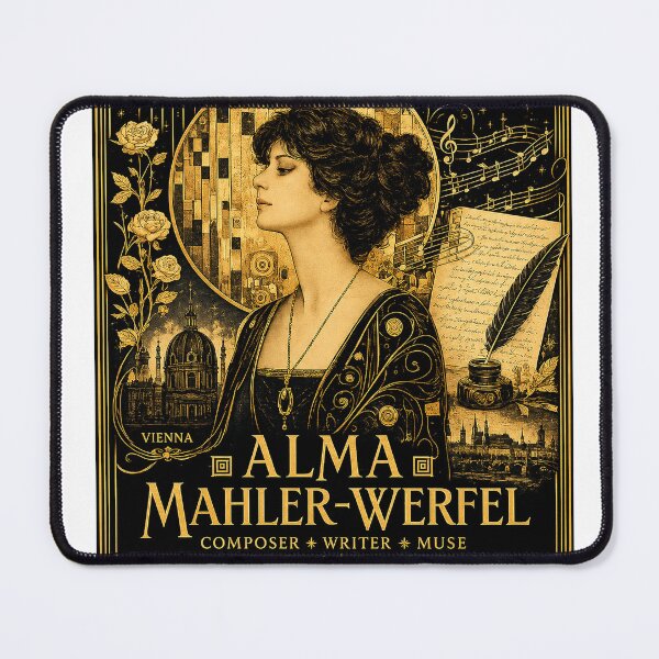 Item preview, Alma Mahler-Werfel designed and sold by The Past in Threads.