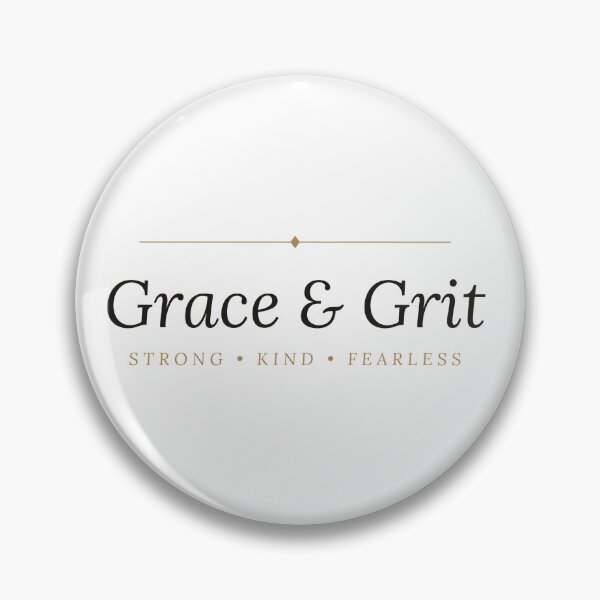 Item preview, Grace & Grit Strong Kind Fearless designed and sold by ⭐ AURA STUDIO.