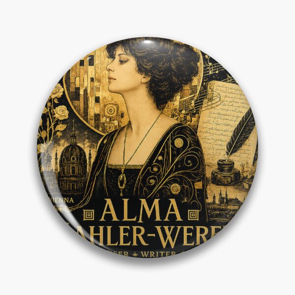 Item preview, Alma Mahler-Werfel designed and sold by The Past in Threads.