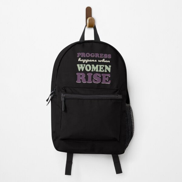 Item preview, Progress Happens When Women Rise Typography T-Shirt | Women's Empowerment Design designed and sold by Velora Printss.