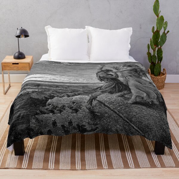 Item preview, Jacob wrestles with an Angel by Gustav Dore - Vintage Art designed and sold by RickE.