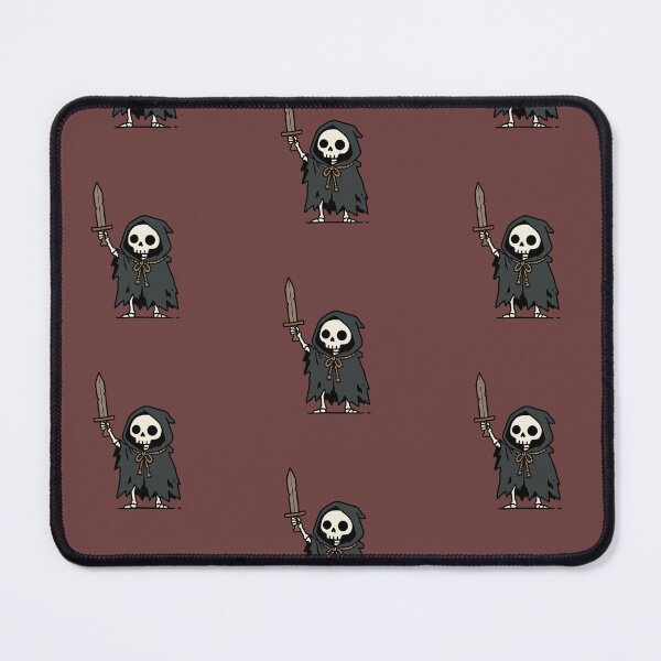 Item preview, Cute Hooded Skeleton Warrior with Sword - Cartoon Halloween designed and sold by cladeart.