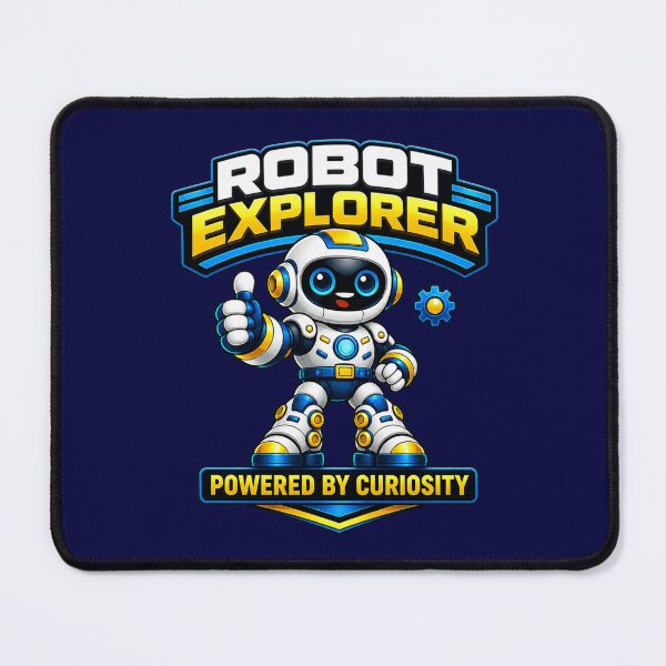 Item preview, Robot Explorer Powered by Curiosity Kids T-Shirt designed and sold by KIDXTR.