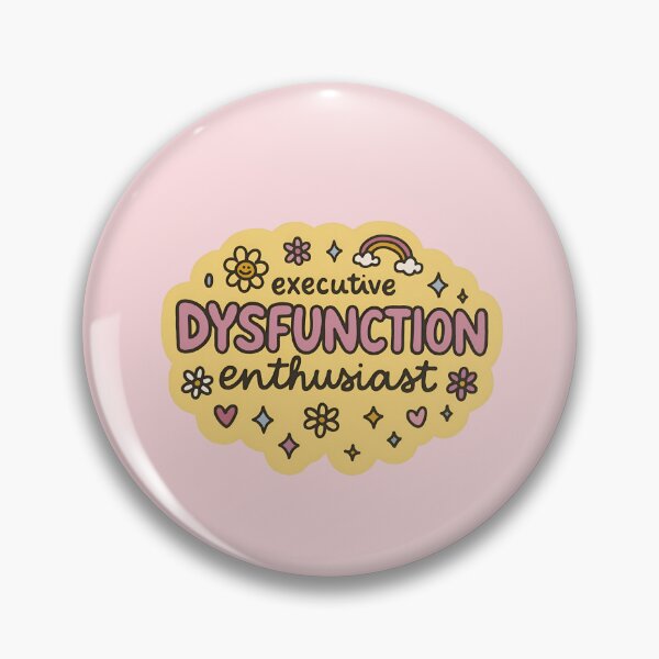 Item preview, Executive Dysfunction Enthusiast Funny ADHD Neurodivergent Mental Health designed and sold by ronakris009.