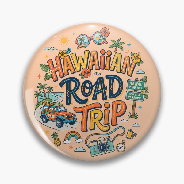 Item preview, Hawaiian Road Trip – Hawaiian Vibes Design designed and sold by Sea Gem.