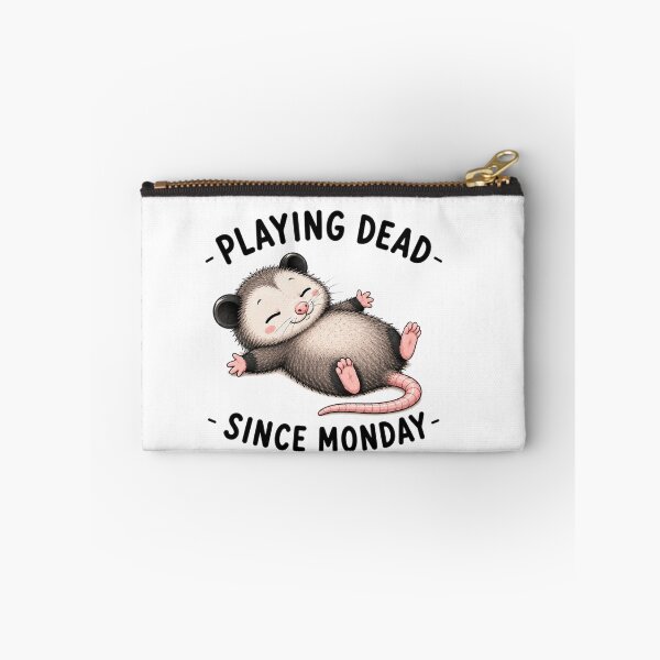 Item preview, Playing Dead Since Monday – Cute Possum Funny Monday Humor Design designed and sold by MotylekAnia.