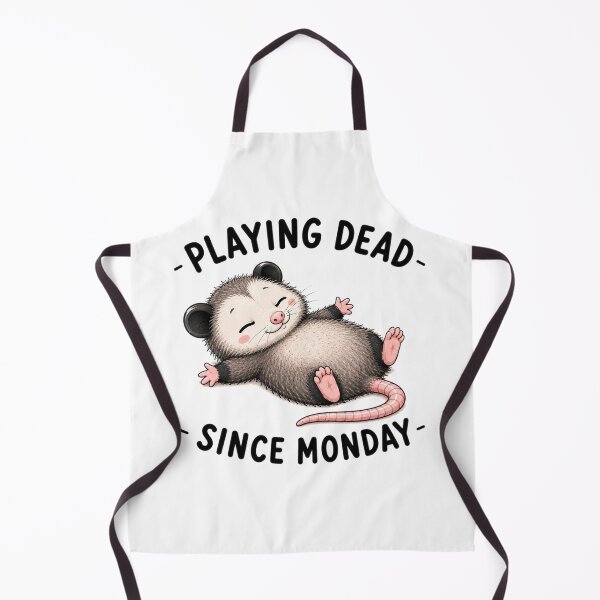 Item preview, Playing Dead Since Monday – Cute Possum Funny Monday Humor Design designed and sold by MotylekAnia.