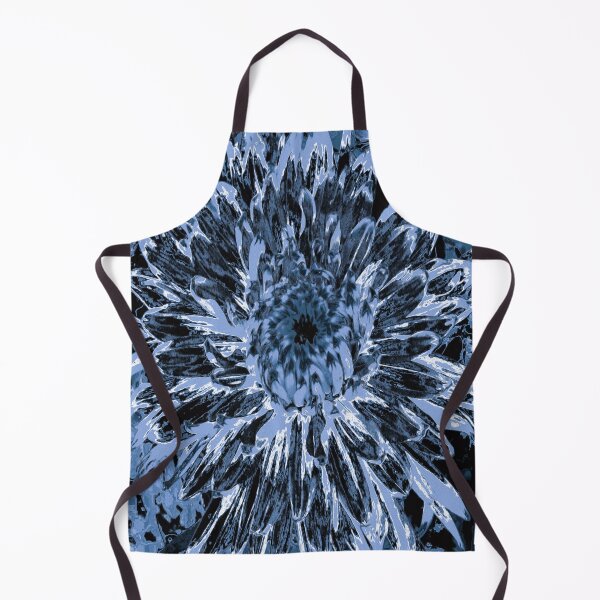 Item preview, Black and Blue Dahlia Flower designed and sold by myrubiogarden.
