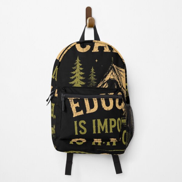 Item preview, Education Is Important But Camping Is Importanter Funny Outdoor Wilderness Adventure T-Shirt designed and sold by DuneHaicna.