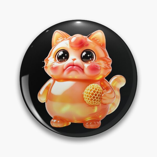 Item preview, The Bee Sting Mishap - Sad Emerald Cat designed and sold by ABYSSLAB.