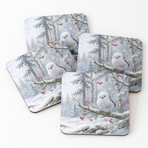 Item preview, Shima Enaga Snow Fairy Bird Winter Wildlife designed and sold by JumpJammiesTees.