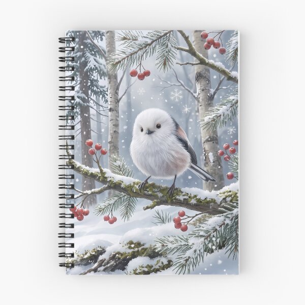 Item preview, Shima Enaga Snow Fairy Bird Winter Wildlife designed and sold by JumpJammiesTees.