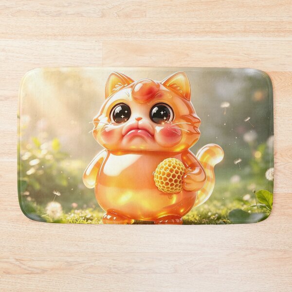 Item preview, The Bee Sting Mishap - Sad Emerald Cat designed and sold by ABYSSLAB.